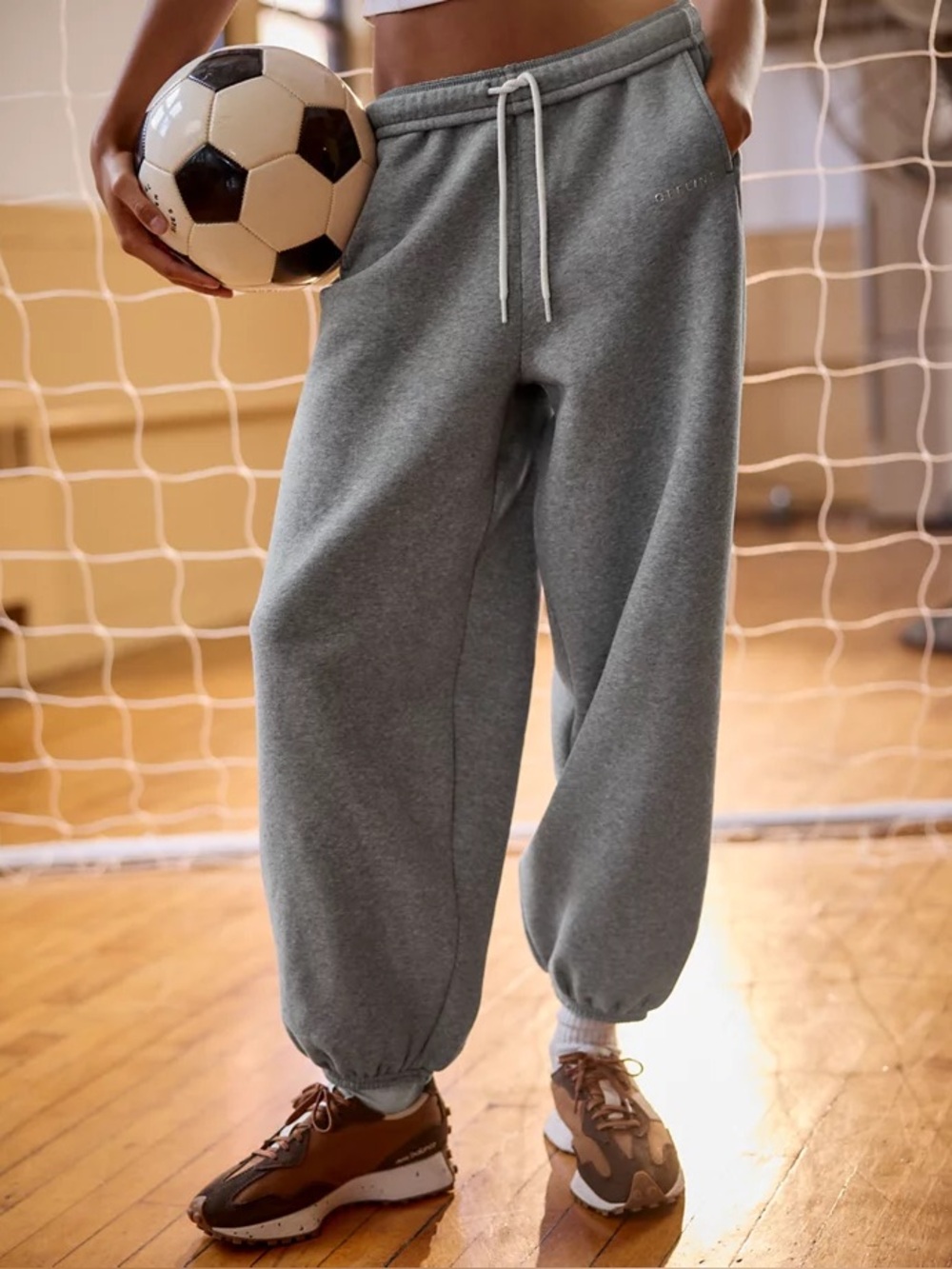 NWT Aerie Cloud Fleece Baggy Jogger M Loungewear Active Athleisure Sweatpant